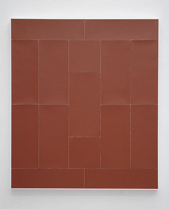 <p>2012, lacquer, board, wood, 160 x 140 x 6,5 cm</p>
